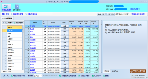 快手指数查询工具